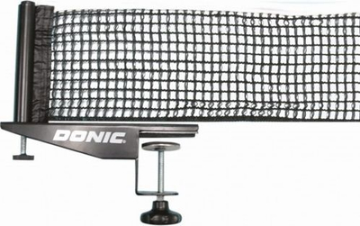 Rrjetë pingpongu me mbajtëse Donic Ralley, e zezë