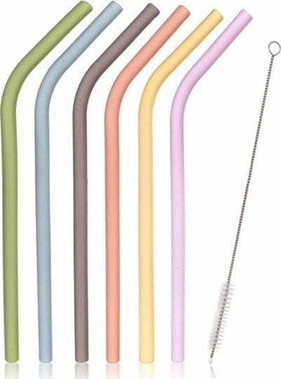Set pipa silikoni Culinaria, 22 cm, 6+1 copë, me furçë pastrimi