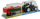 Lodër traktor me rimorkio Leantoys, 65 cm, plastikë, jeshil e portokalli