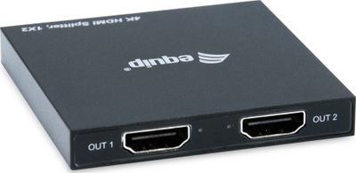Ndarës video HDMI Equip 332715, 1x2 porta, Full HD, i zi
