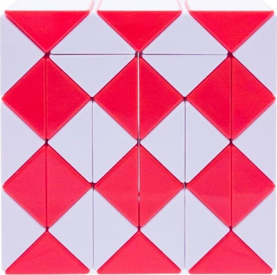 Lojë puzzle Snake, plastikë, shumëngjyrëshe, në fletë