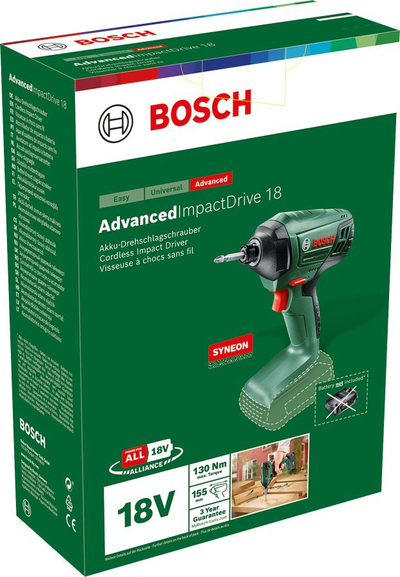 Vidhnjues me goditje Bosch 0603980303, 18V, i vogël në dorë, i gjelbër
