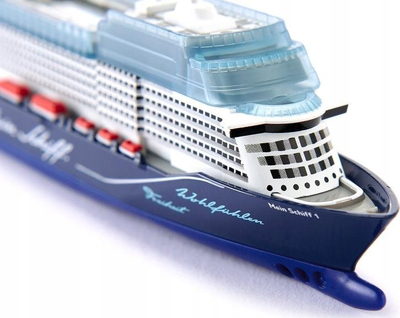 Lodër anije kroçerë Siku 1730 Mein Schiff 1, shkallë 1:1400, 28 cm, blu e bardhë