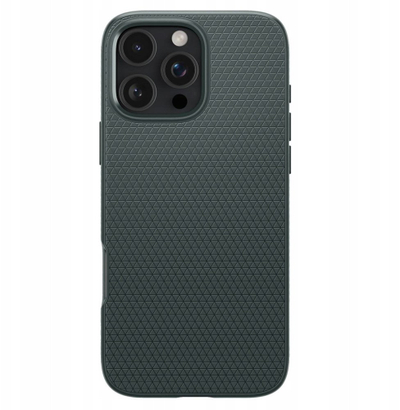 Mbrojtëse telefoni Spigen Liquid Air për iPhone 17 Pro Max, antirrëshqitëse, Abyss Green