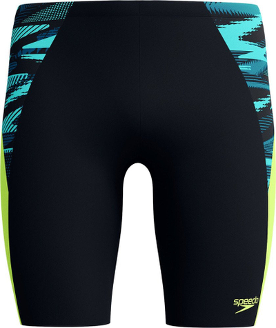 Jammer për meshkuj Speedo Endurance+ Max Splice, i zi e verdhë