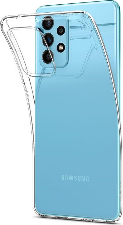 Kapak telefoni Spigen Liquid Crystal për Samsung Galaxy A52 A52s 5G, TPU i butë, transparent