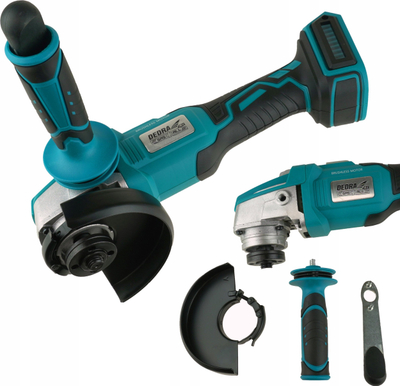 Set veglash pa kabllo Dedra SAS+ALL, 18V, bateri 4Ah, bojëqiell e zi