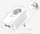Адаптер PowerLine TP-Link TL-PA7027P KIT, 1000 Mbps, 2 гигабит порти, бел