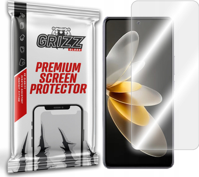 Xham mbrojtës GrizzGlass Hybrid Glass për Vivo V27e, shumë i kthjellët