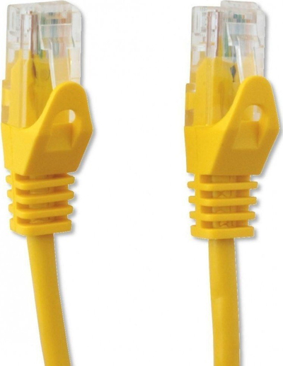 Kabllo rrjeti Techly Patch Cord Cat5e UTP, 3m, CCA, e verdhë