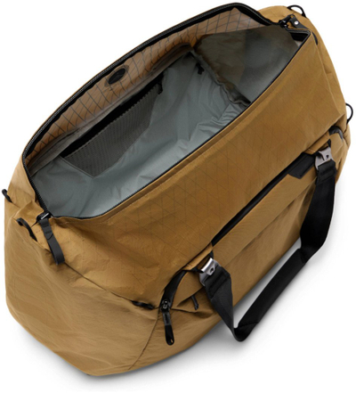 Патна торба Peak Design Travel Duffel 50L, повеќе прегради, кафеава Coyote