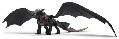 Figurinë DreamWorks How to Train Your Dragon Toothless Ultimate Plasma Blast, me dritë edhe zëra, për kalamaj 4+
