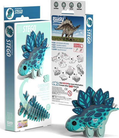 Set modeli 3D prej kartoni Eugy Stego 007, 7 copa, për kalamaj 6+, blu