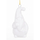 Stoli për pemë Saska Garden Christmas Ceramic Santa, qeramikë, 7.8 cm, i bardhë