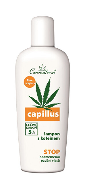 Shampo për flokë me kafeinë Cannaderm Capillus, 150 ml 