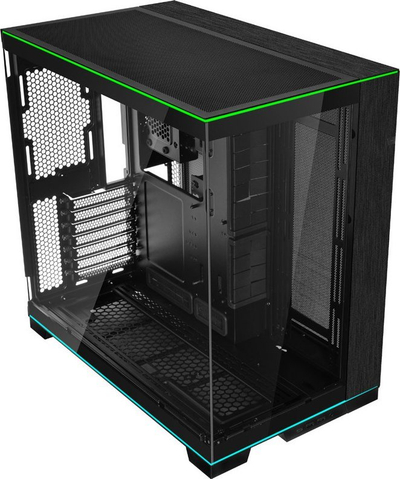 Kasë Lian Li O11 Dynamic EVO RGB, e zezë, Midi Tower