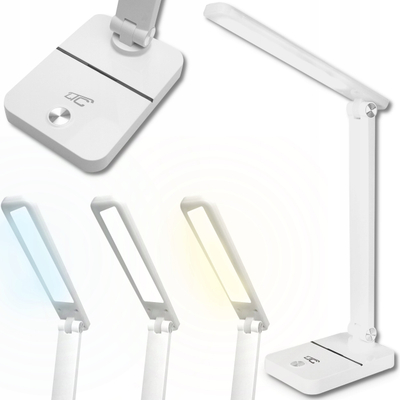 Lampë tavoline Lasmex LTC, LED 3W, bateri 1200mAh, e bardhë