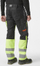 Pantallona pune Helly Hansen Alna 2.0 Cons, me shirita reflektues, të përforcuara me Cordura, verdh e zez, C48