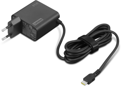 Адаптер полнач Lenovo 4X21L54610, 65W USB C, PD 3.0, црн