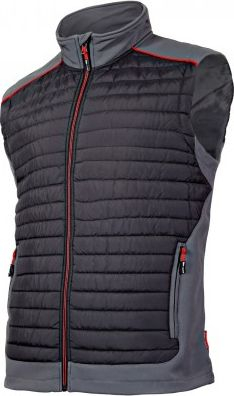 Jelek i trashë Lahti Pro L4130704, softshell, masë XL, i zi gri me t’kuqe