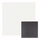Set sipërfaqe tavoline HomeMarkt HM5839.23, 2 copë, HPL katrore 80×80cm, e bardhë