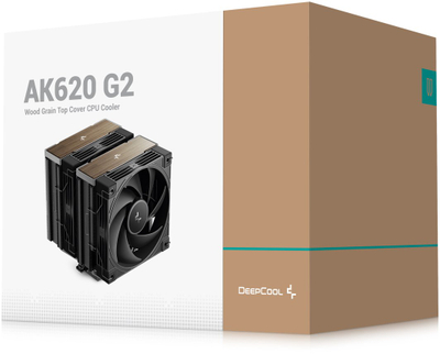 Ftohës CPU Deepcool AK620 G2, dual tower, 120mm, i zi