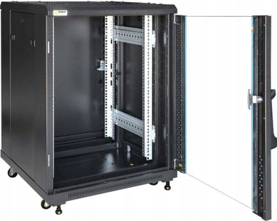 Kabinet rack në këmbë Pulsar RS1566, 15U, 600x600, gri