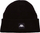 Kapelë dimri Kappa beanie, thurje e trashë, me logo, e zezë