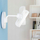 Настолен вентилатор InnovaGoods FanLed, 4000 mAh, LED, бел