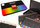 Set lapsash me ngjyra Leantoys Artistic Crayons, 120 ngjyra, kuti metal, e zezë