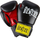 Doreza boksi Benlee Fighter, lëkurë natyrale, 8oz, të zeza me të kuqe