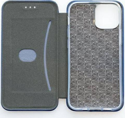 Kapak portofol për Huawei P Smart 2021, me kapëse magnetike, blu navy