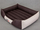 Shtrat për qen Hobbydog Bed Comfort XL, codura e fortë, kafe me bezhë