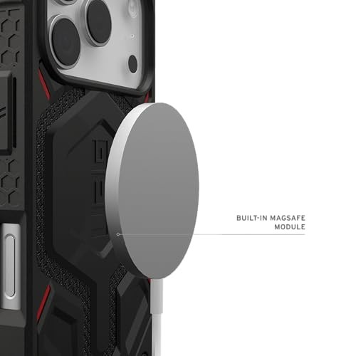 Mbrojtëse telefoni UAG Monarch Pro për iPhone 17 Pro, MagSafe, Kevlar, e zezë 3