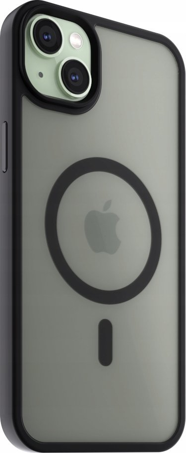 Kuti mbrojtëse Next One Mist Shield MagSafe, për iPhone 15, gjysmë e tejdukshme, e zezë