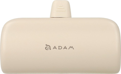 Karikues portativ Adam Elements Gravity P5C, 5000mAh, USB-C, bezhë