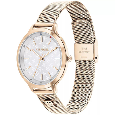 Orë për meshkuj Tommy Hilfiger Iris 1782616, e artë rozë
