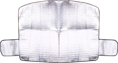 Mbrojtëse xhami Abbey Anti-frost Sun Shade XL, 143 x 105 cm, alumini, argjendtë