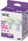 Llamba smart WiZ 8720169076709 LED GU10, 4.7W, dritë e ngrohtë dhe e ftohtë, set 2 copë