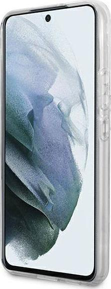 Kapak telefoni Karl Lagerfeld KLHCS22MCFNRCPI Choupette Eat, Samsung Galaxy S22+, hardcase, rozë