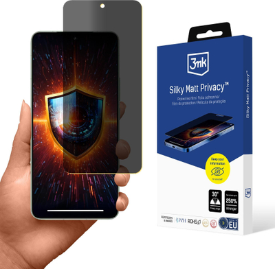 Foli mbrojtëse ekrani 3mk Silky Matt Privacy për Xiaomi 15 Pro, anti refleks, privatësi