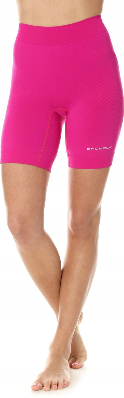 Pantallona 1/2 për vrapim Brubeck RUNNING FORCE LB10450, termoaktive, për femra, fuchsia, XL