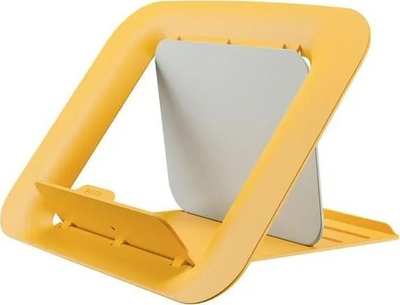 Mbajtëse laptopi Leitz Cosy, e rregullueshme, ergonomike, e verdhë