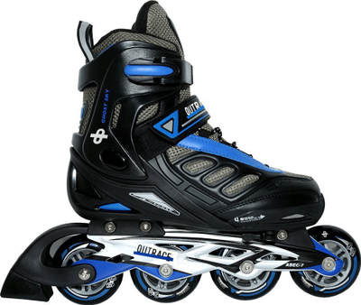 Patina inline Outrace Ghost Sky Blue, ABEC 7, madhësia 43 46, blu e zezë