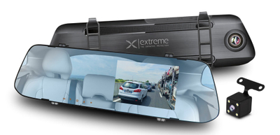 Камера за автомобил Esperanza XDR106 Mirror, 1080p, црна