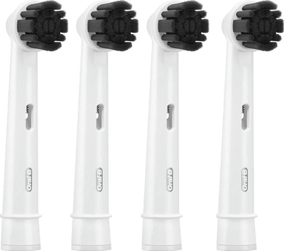 Koka zëvendësuese furçe dhëmbësh Oral B Charcoal, set 4 copë, për furça elektrike
