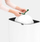 Shportë mbeturinash Brabantia, 36 l, e bardhë