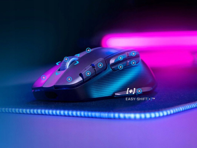 Maus gaming Roccat Kone XP Air, pa kabllo, programueshëm, i zi