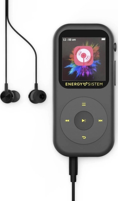 MP4 плеер Енерџи Систем Хенди Блутут, 16GB, 1.54", сив