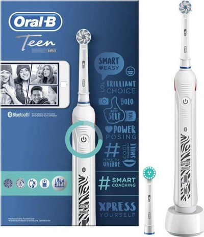 Brushë elektrike për dhëmbë Oral-B Teen, e bardhë